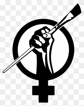 Graphic Free Download File Art And Feminism Wikimedia - Respect Symbols Clipart