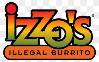 Vector Black And White Stock Menu Izzo S Illegal - Izzos Illegal Burrito Logo Clipart