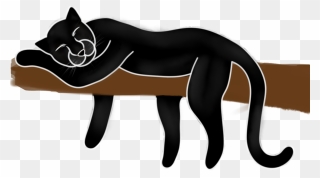 Concept Transcendence Pantherfaceconcept Panthersleepingconcept - Sleeping Panther Cartoon Transparent Clipart