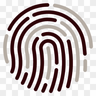 Touch Id - Fingerprint Icon Png White Clipart