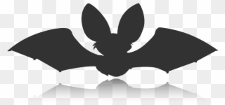 Halloween H 8 Free Bat Silhouette Icon - Летучая Мышь Силуэт Clipart