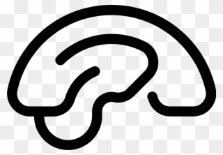 Human Brain Computer Icons Organ Head - Brain Lines Png Clipart