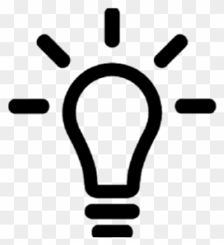 Brain Clipart Lamp - Light Bulb Noun Project - Png Download