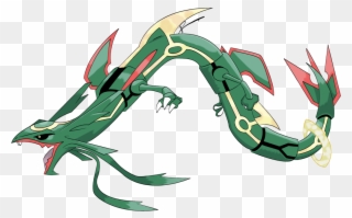 Rayquaza - Rayquaza Flying Png Clipart