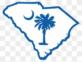 The Home Of Sweet Tea And The Sec - State South Carolina Clipart