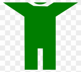 Man Clipart Green - Active Shirt - Png Download