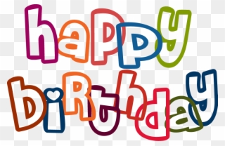 Happy Birthday Pictures Text Png - Happy Birthday Clipart Transparent Png