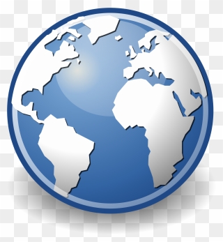 Download Free High-quality - World Wide Web Globe Icon Png Clipart