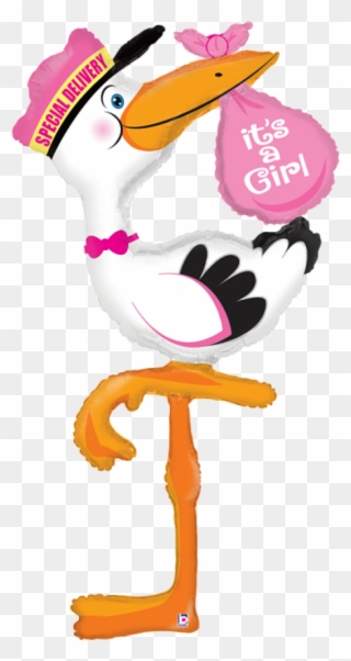 Storch - Its A Girl Stork Clipart