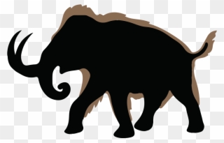 Woolly Mammoth Clipart Wooly Mammoth - Mammoth Silhouette - Png Download