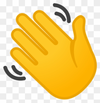 Jpg Royalty Free Stock Icon Noto Emoji People Bodyparts - Wave Hand Emoji Png Clipart