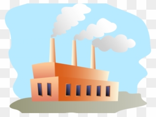 Industrial Clipart Cartoon - Factory Building - Png Download