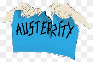 Youth Continue To Be Victimized By Austerity - Illustration Clipart