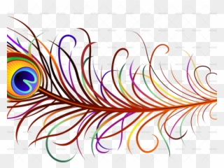Ink Clipart Peacock Feather - Peacock Feather Png Clipart Transparent Png