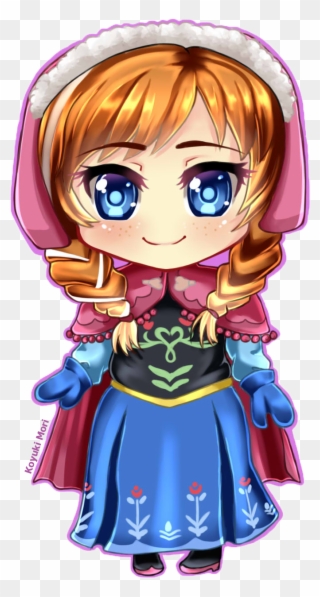 Anna And Kristoff Images Anna Hd Wallpaper And Background - Anna Frozen Chibi Png Clipart