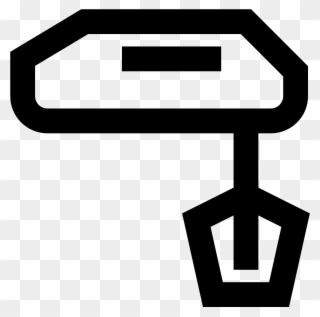 This Is A Picture Of A Hand Mixer From The Side - Sign Clipart