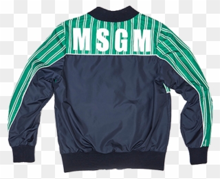 Msgm Kids Nylon Bomber Jacket Boy - Long-sleeved T-shirt Clipart
