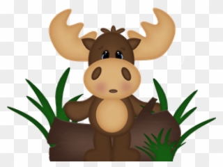 Cartoon Moose Clipart - Love Moose - Png Download