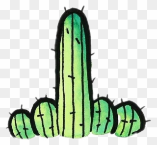 Cacti Sticker - Cactus Cartoon Clipart