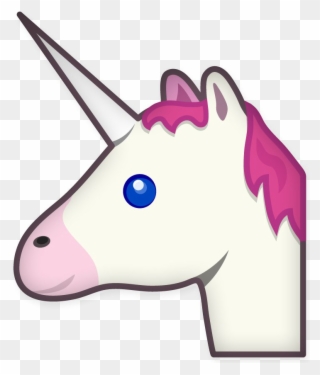 Unicorn Profile Emoji - Emoji Unicórnio Png Clipart