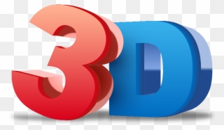 3d Png Transparent Image - 3d In Word Clipart