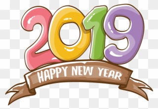 2019 Happy New Year 16 Vector - Illustration Clipart