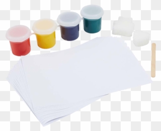 Paint Clipart Paint Jar - Construction Paper - Png Download