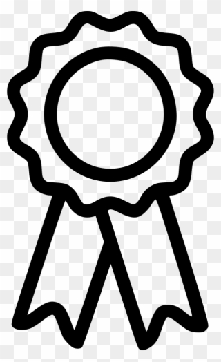 Winning Clipart Winner Tag - Award Ribbon White Icon - Png Download