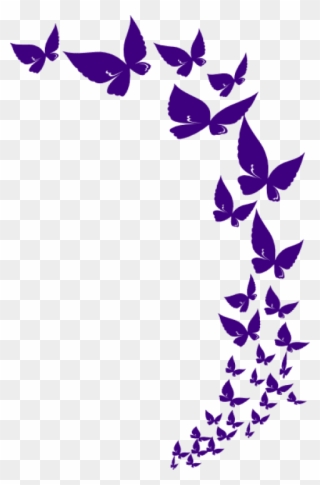 Free Png Download Butterflylavender - Butterfly Png Clipart