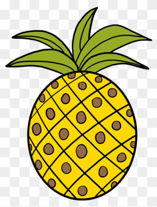 680 X 678 5 - Pineapple Drawing Clipart