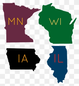 We Primarly Serve Minnesota, Wisconsin, Iowa And Illinois - Great Lakes Region Png Clipart