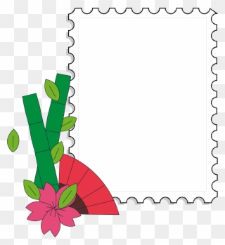 Japanese Border Clip Art - Mountain Garland - Png Download