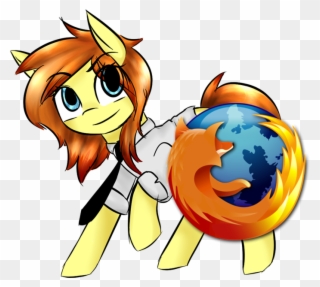 1024 - Mozilla Firefox Pony Clipart