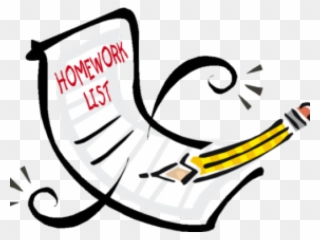 Homework Clipart Reminder - Homework Clipart Transparent - Png Download