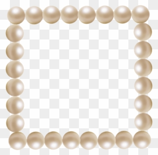 Pearls Sticker - Picture Frame Clipart