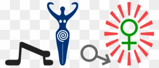 Symbols Goddess Worship - Goddess Symbol Clipart