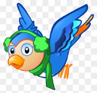 Blue Bird Cartoon Images - Clip Art - Png Download
