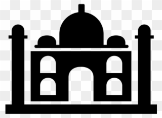 Taj Mahal Rubber Stamp - Arch Clipart