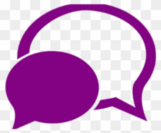 Live Chat Clipart Chat Box - Purple Chat Box Png Transparent Png