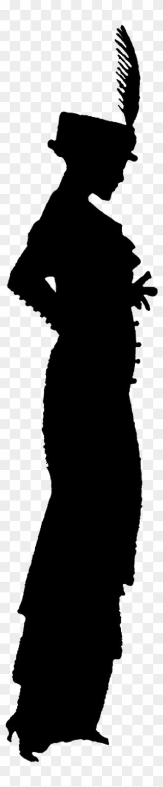 The Above Image Is A Png Format - Victorian Silhouette No Background Clipart