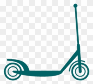 Scooter Clipart Scooter Bike - Micro Mobility - Png Download