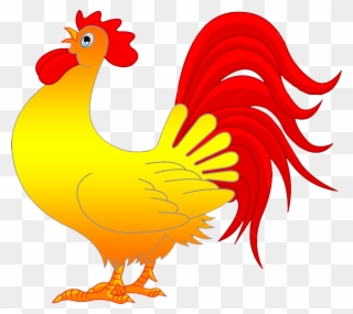 Rooster Cartoon - Gambar Ayam Cartoon Png Clipart