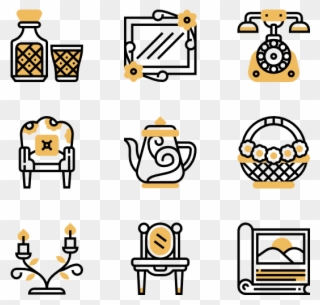 Vintage Decoration - Corruption Flat Icon Clipart