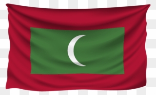 Download Maldives Wrinkled Flag Clipart Png Photo - Maldivian Flag Png Transparent Png