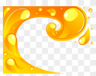 Liquid Yellow Drop Oil - Liquid Clipart
