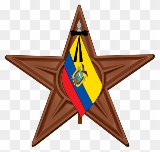 Ecuador Barnstar Flag Mourn - Barnstar Clipart