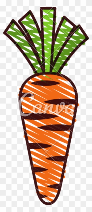 Carrot Clipart Sketch - Baby Carrot - Png Download