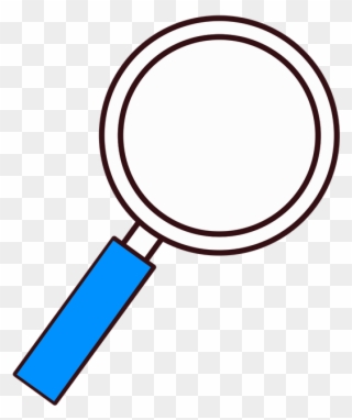 Magnifying Glass With Color - Circle Clipart