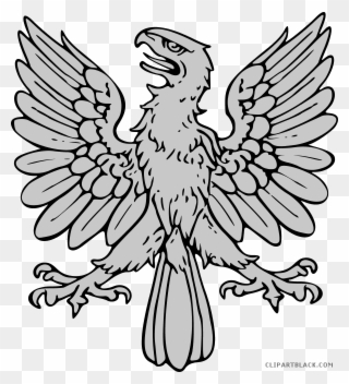 Small Clipart Eagle - Medieval Coat Of Arms Eagle - Png Download