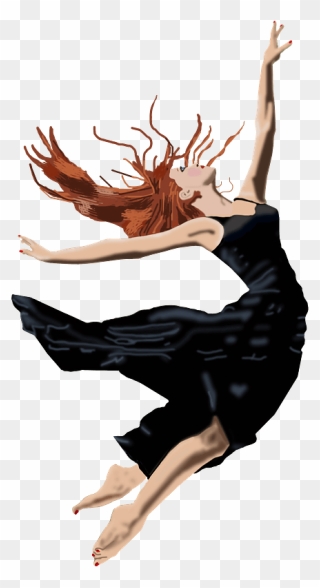 Medium Image - Dancing Woman Clipart